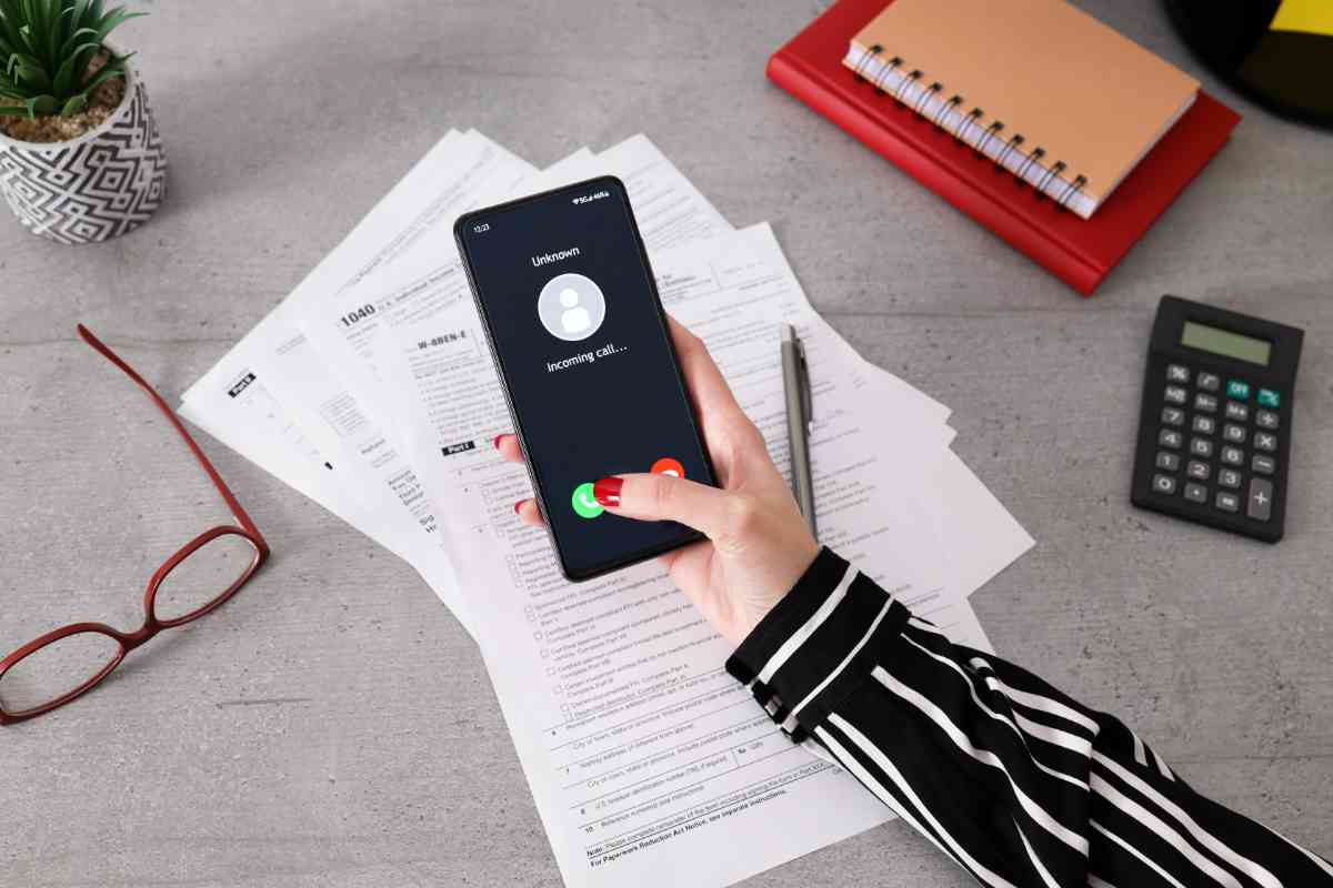 Chiamata numero sconosciuto