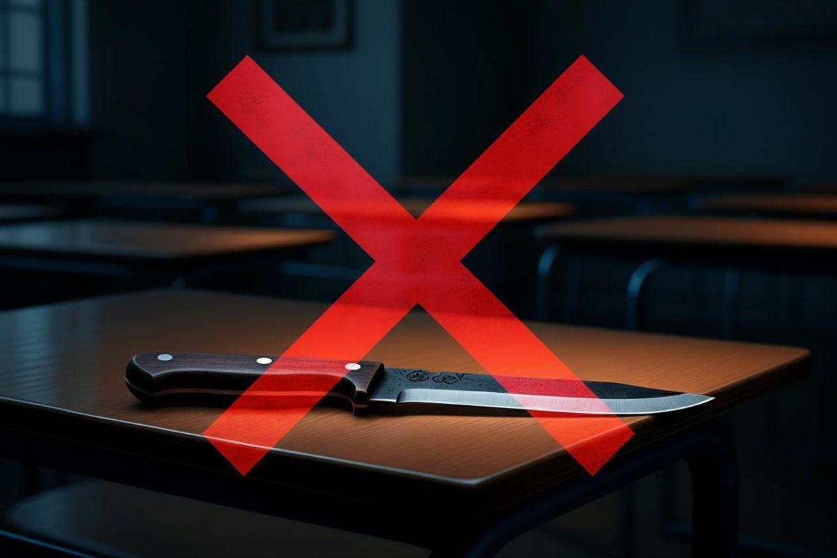Coltelli a scuola, misure di sicurezza