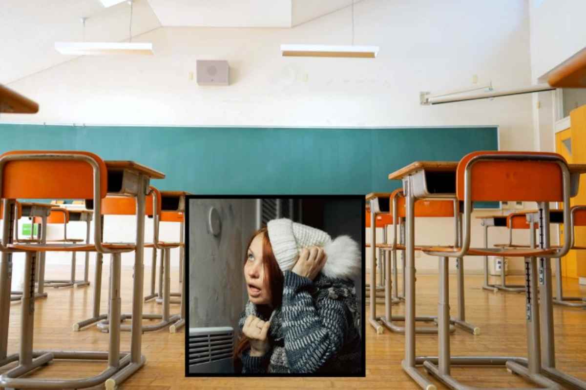 Freddo a scuola
